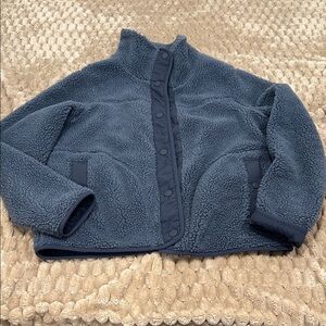 Cozy L.L. Bean Blue Fleece Jacket
